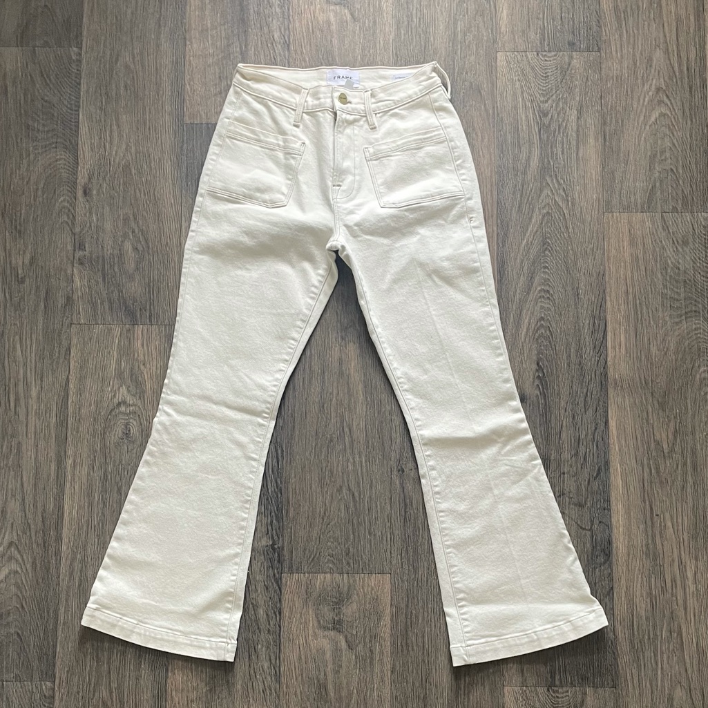 Frame Le Bardot Crop Flare